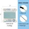 Griffin Nylon Bead Cord Perlseide – Size 12 (0.98mm) – 2 Meters per Card – Stainless Steel Needle Attached – for Knotting Pearls, Gemstones, Crystals and Beads